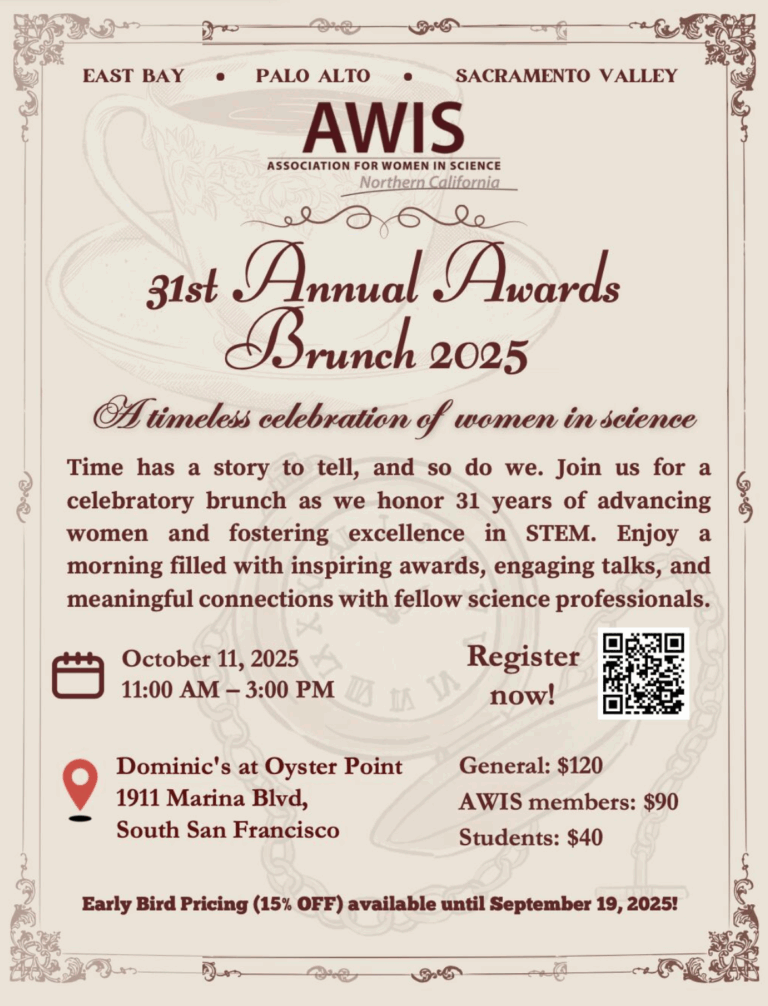 AWIS NCC 31st Annual Awards Brunch (Oct 11th)